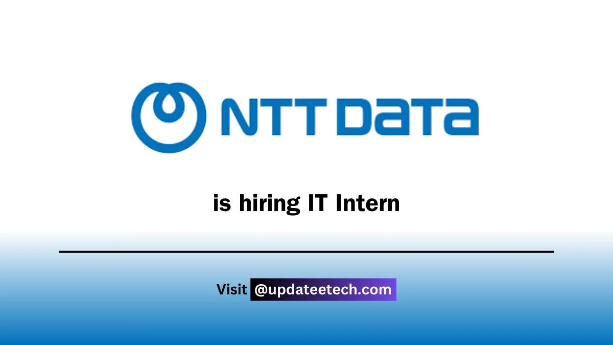 NTT DATA Recruitment 2025